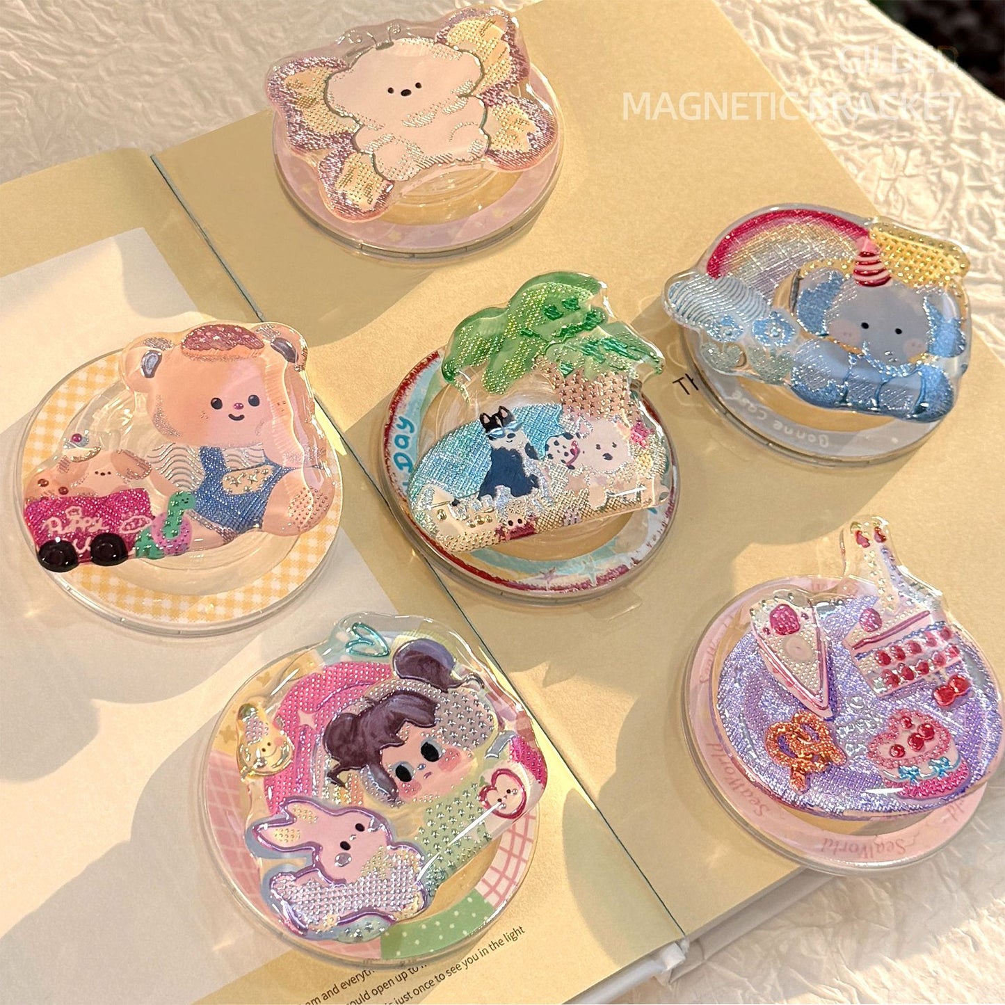 Kawaii Elefant Smartphone Fingerhalter Brehn