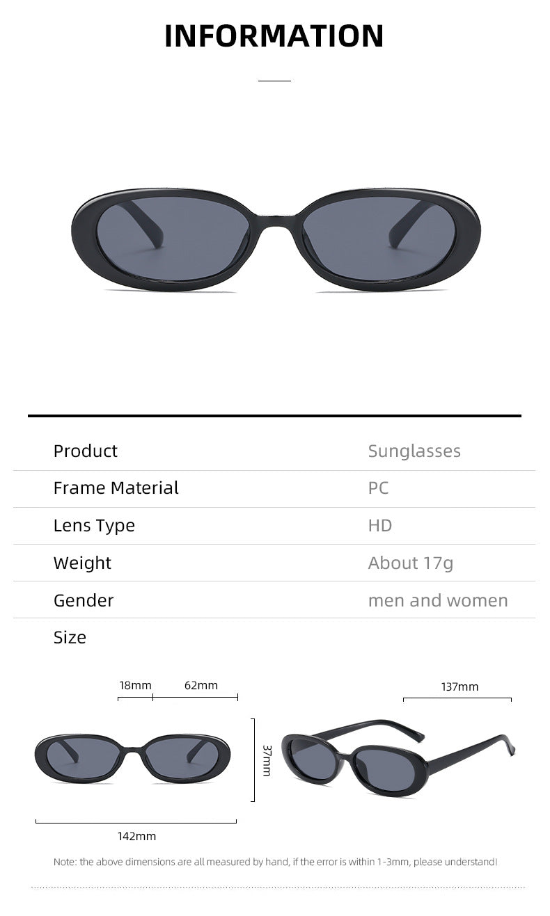 Damen Sonnenbrille im eleganten ovalen Design mit UV-Schutz Brehn