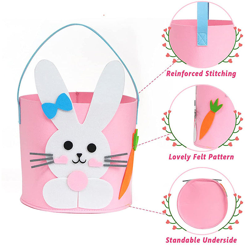 Süßes Kaninchen Ostern Süßigkeiten Eimer Brehn