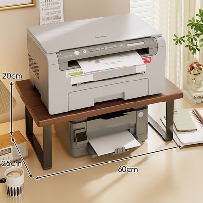 Kompakter Zwei-Ebenen Holz Schreibtisch Drucker und Monitor Ständer