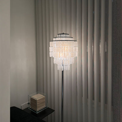 Luxuriöse Kristall-Stehlampe