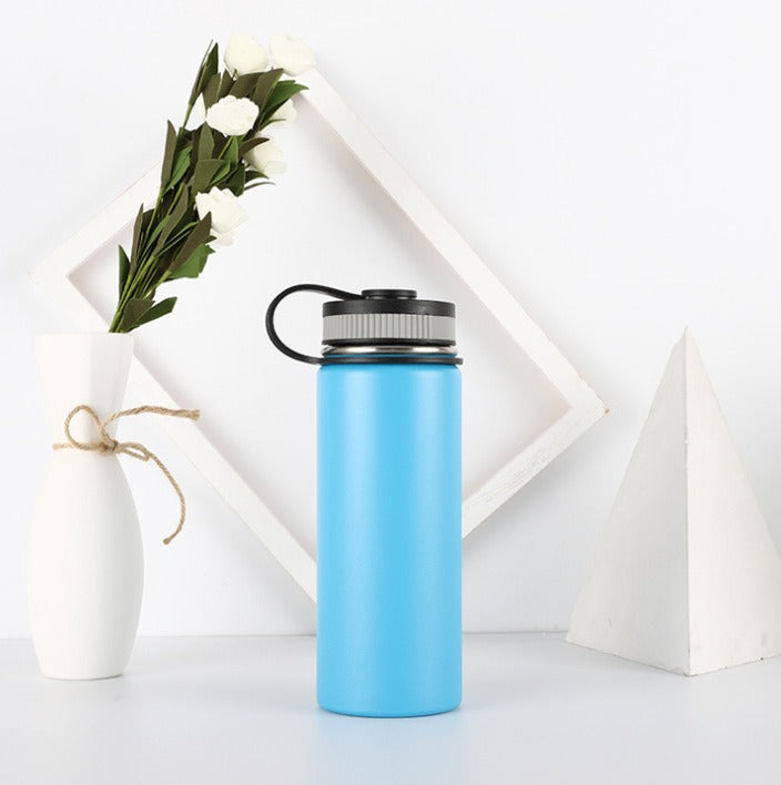 Damen Sportliche Edelstahl-Trinkflasche Brehn