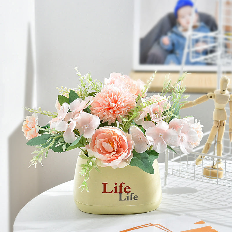 Lebensechter Blumen-Tischmittelstück-Arrangements