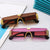 Damen futuristische Oversize-Sonnenbrille mit Metall-Details Brehn
