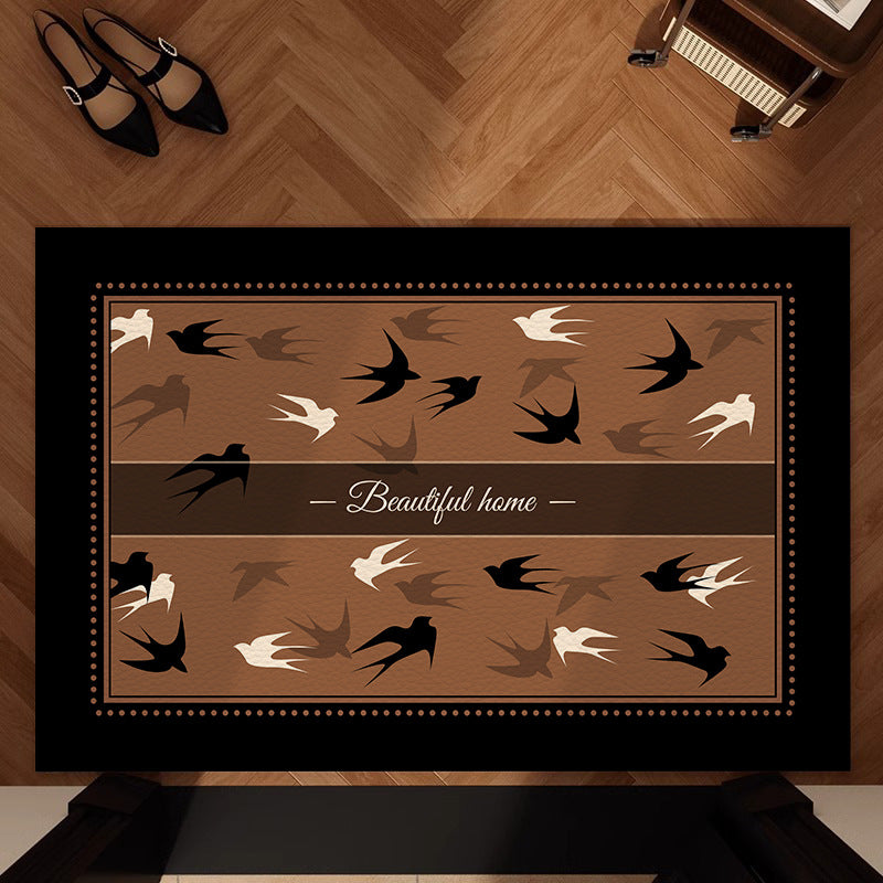 Künstlerisch gemusterte Teppichmatte