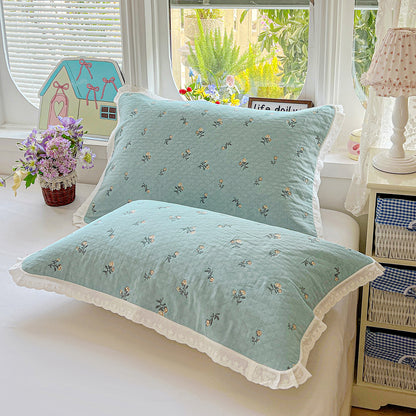 Damen Dekorative Kissen mit zartem Blumendesign Brehn
