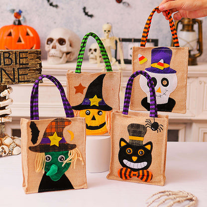 Halloween Einkaufstasche mit Katzenmotiv Brehn