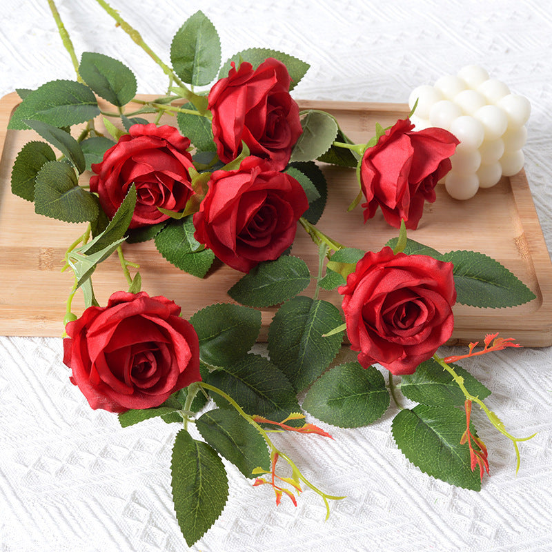 Deluxe Seiden Blumenstiel Arrangement