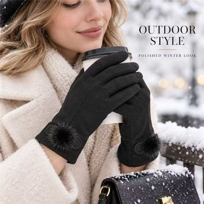 Winter Karomuster Touchscreen Handschuhe Brehn
