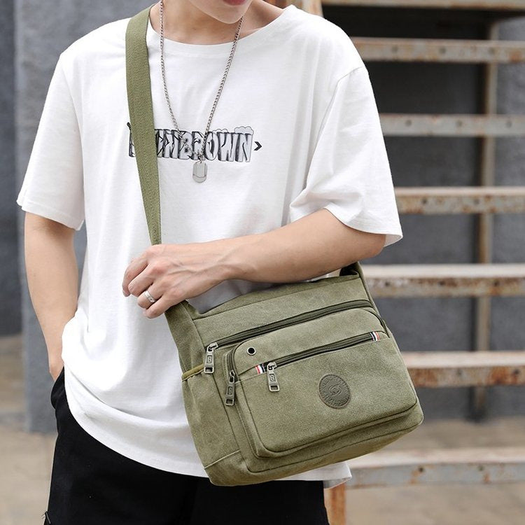 Multi-Funktionale Canvas Messenger Bag