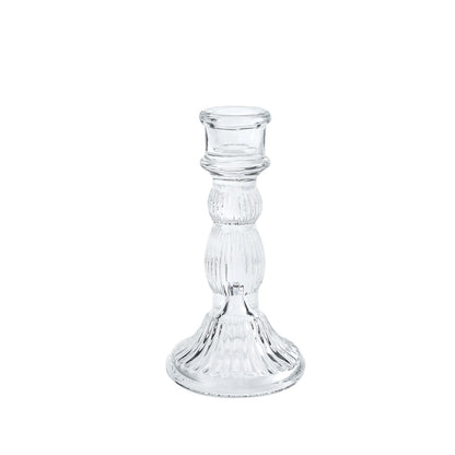 Hochgepresster Glas-Dekor-Kerzenständer Brehn