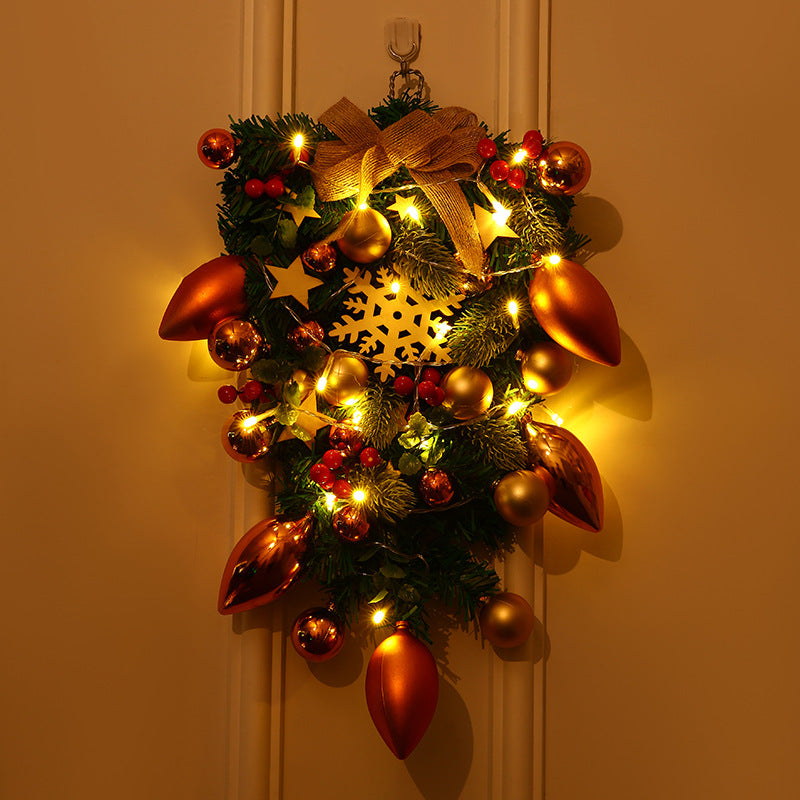 Festliche Weihnachtskranz Dekoration Brehn