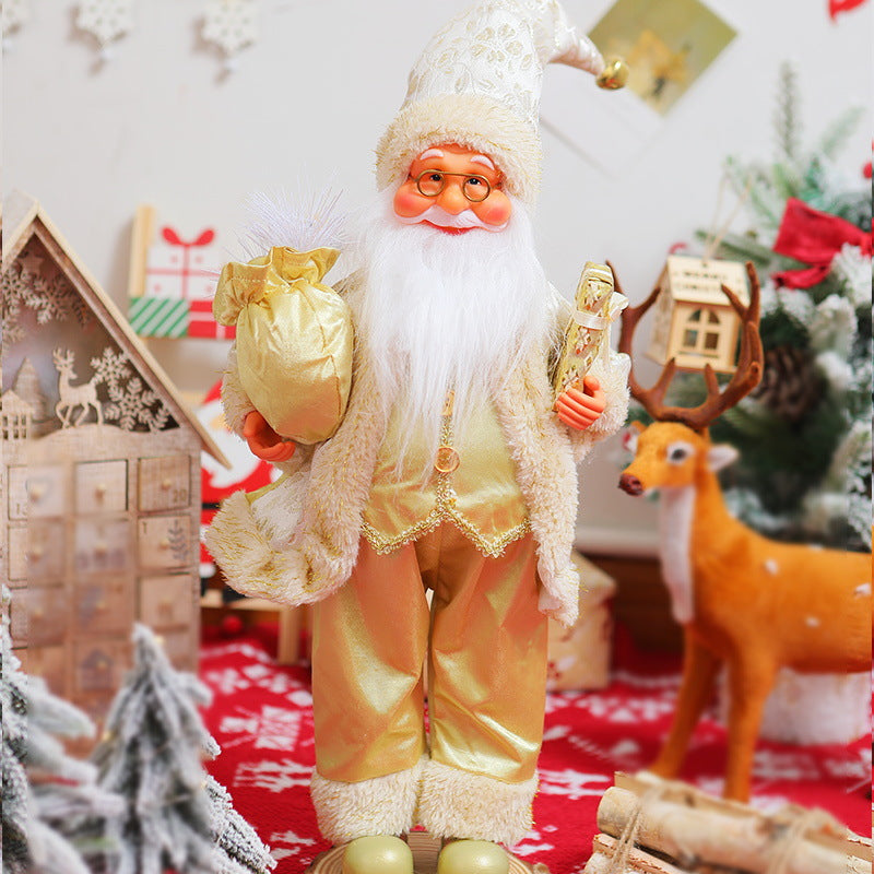 Nostalgische Weihnachtsmann Dekoration Brehn