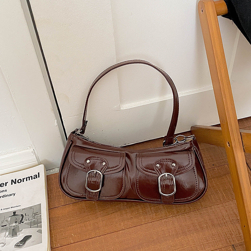 WoChic Dual-Pocket Handtasche Brehn