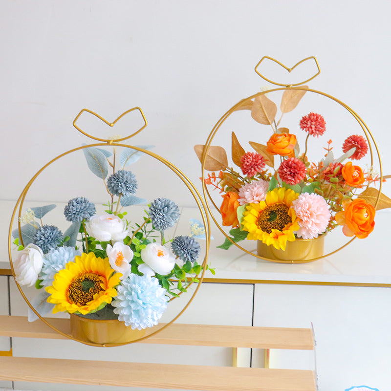 Dekoratives florales Zentrumstück für die Wohnkultur