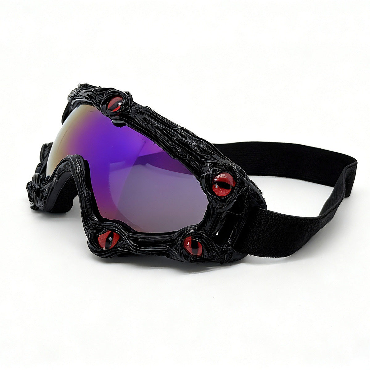 Damen Skibrille im futuristischen Design mit dekorativen Details Brehn