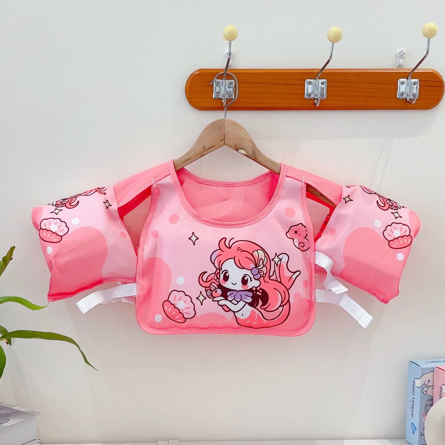 Damen Aufblasbare Schwimmhilfe mit farbigem Flamingo-Design Brehn