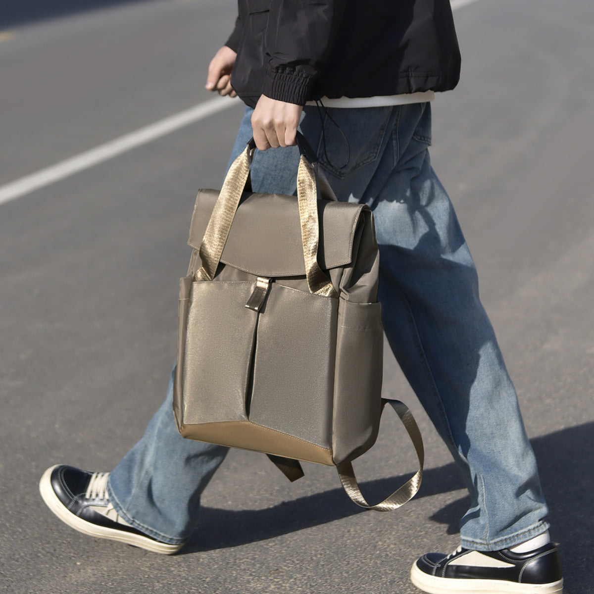 Minimalistische Strukturierte Rucksack