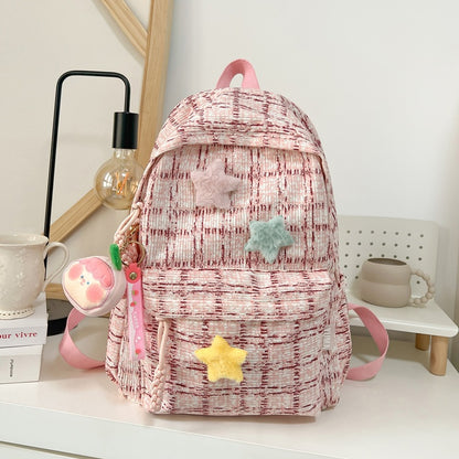 Süßer mit Sternen verzierter Rucksack