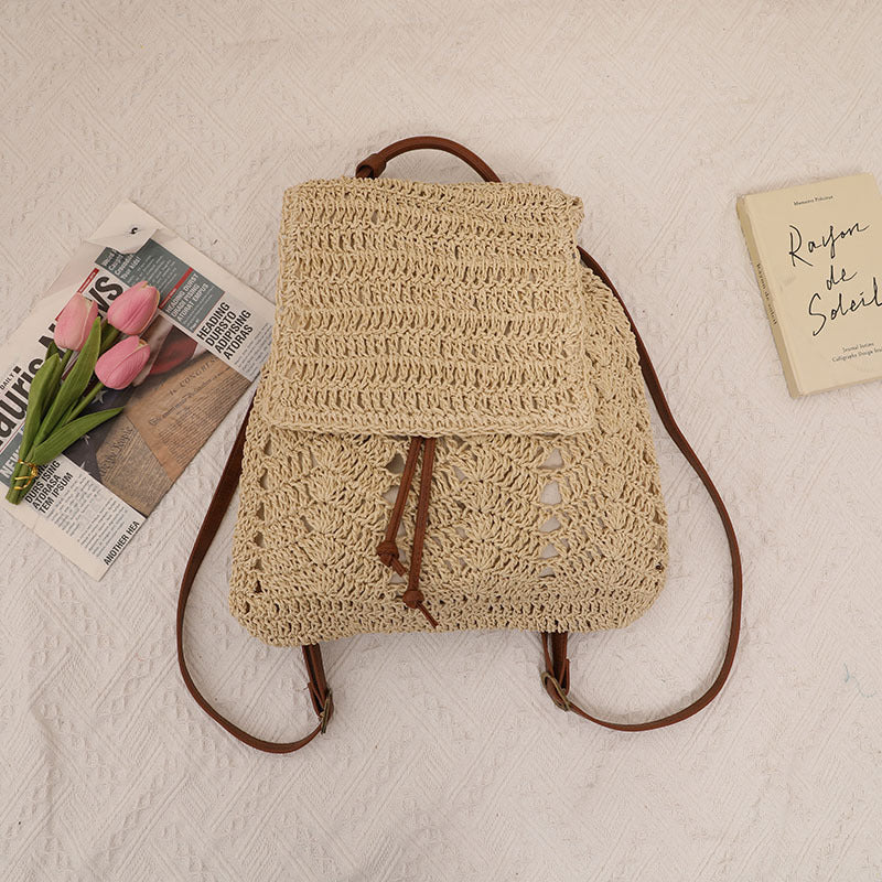 Rucksacktasche Aus Handgefertigtem Naturmaterial Brehn
