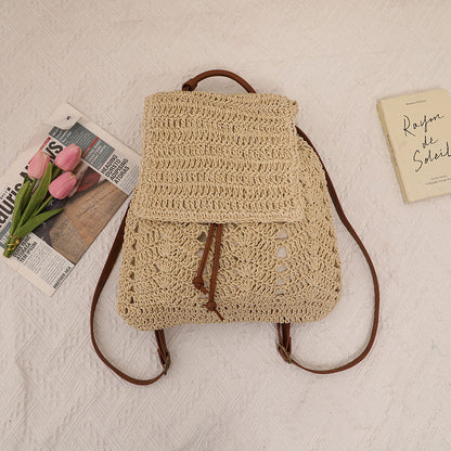 Rucksacktasche Aus Handgefertigtem Naturmaterial Brehn