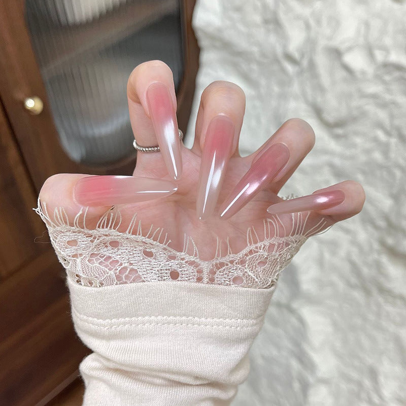 Elegante glitzernde Acrylnagelerweiterungen Brehn