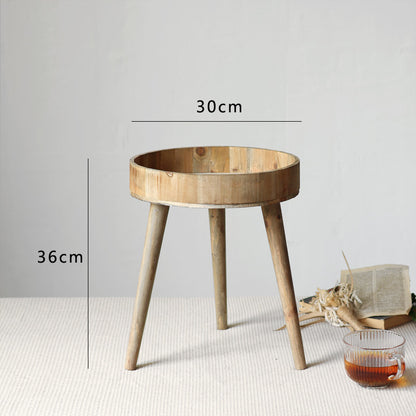 Moderner Beistelltisch aus Holz Brehn