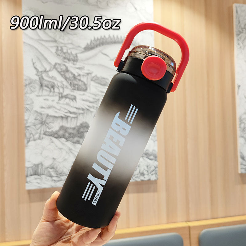 Damen praktische Isolier-Wasserflasche mit sicherem Verschluss Brehn