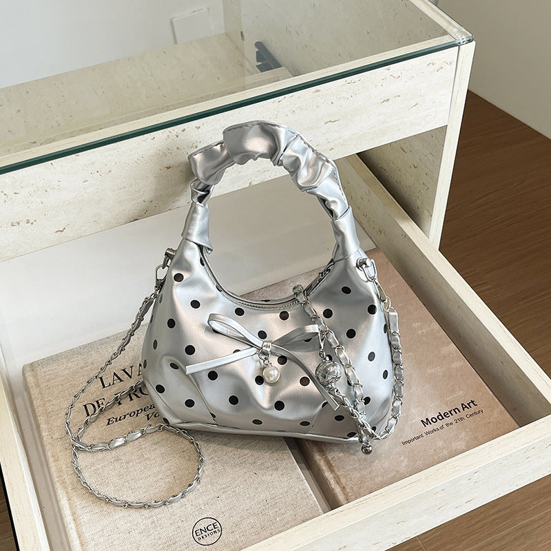 WoChic Punktmuster Handtasche Brehn