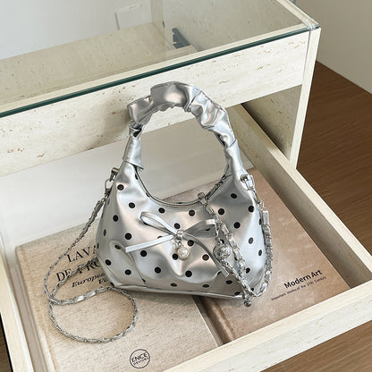 WoChic Punktmuster Handtasche Brehn