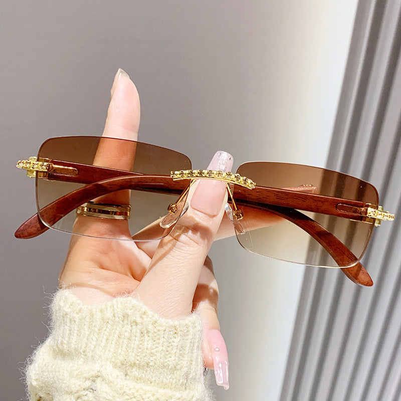 Damen elegante Sonnenbrille mit einzigartigem Rahmen Brehn