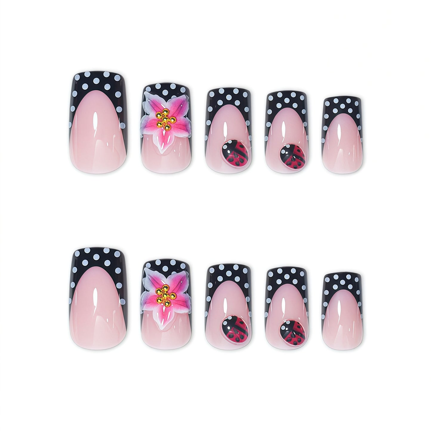 Blumenmuster Nail Art Extensions Brehn