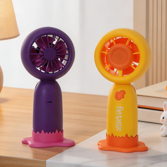 Damen Tragbarer Tischventilator mit lustigem Design und USB-Anschluss Brehn