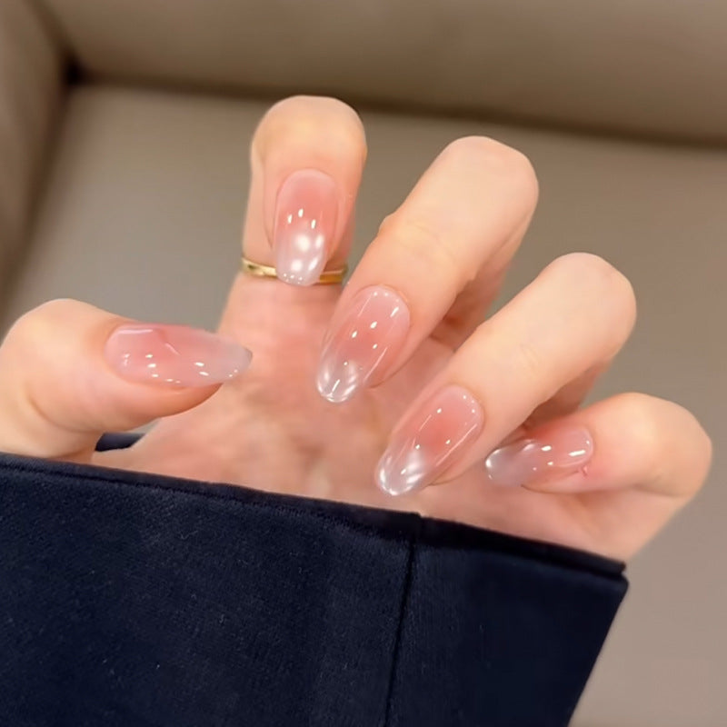 Elegantes Press-On-Nagelset mit Glitter- und Glanzfinish Brehn