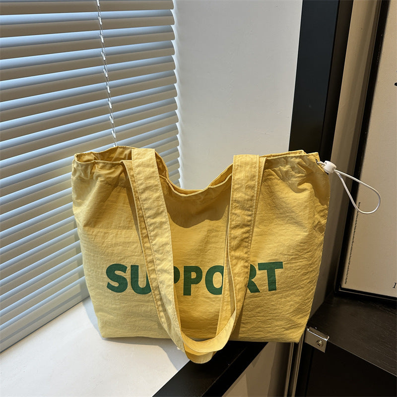 Lässige Baumwoll-Tote-Bag Brehn
