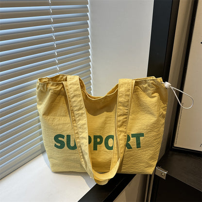 Lässige Baumwoll-Tote-Bag Brehn