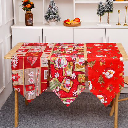 Festlicher Tischläufer mit Weihnachtsmotiven Brehn
