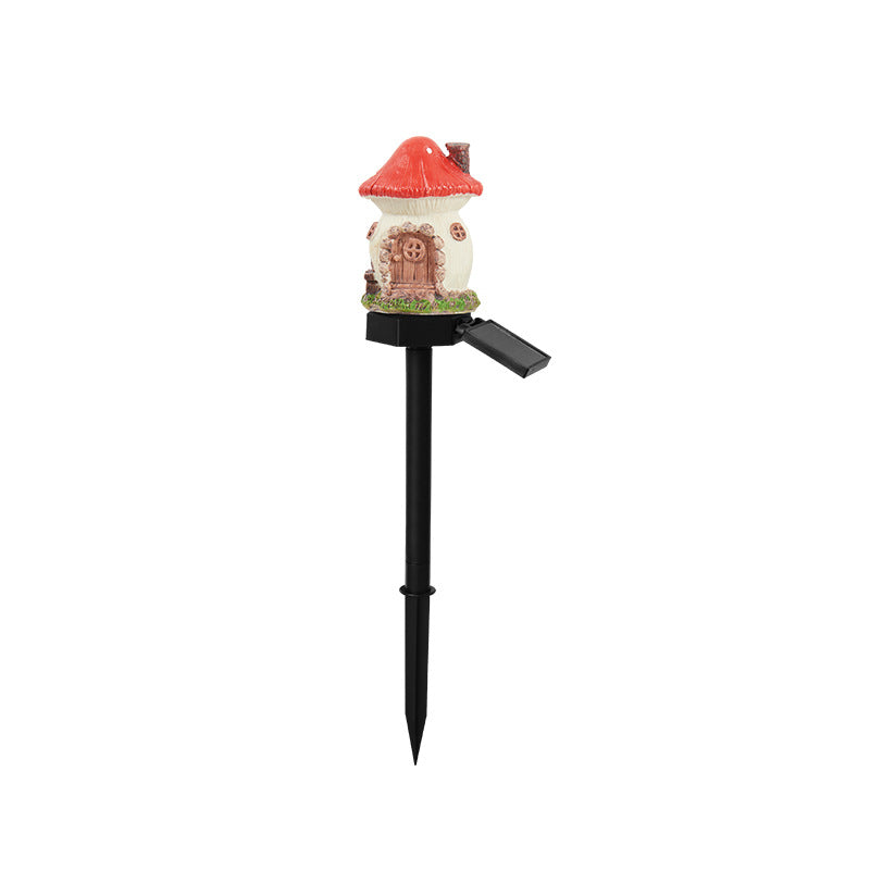 Verspielt Solar-betriebene LED Fee Haus Garten Stecker Brehn