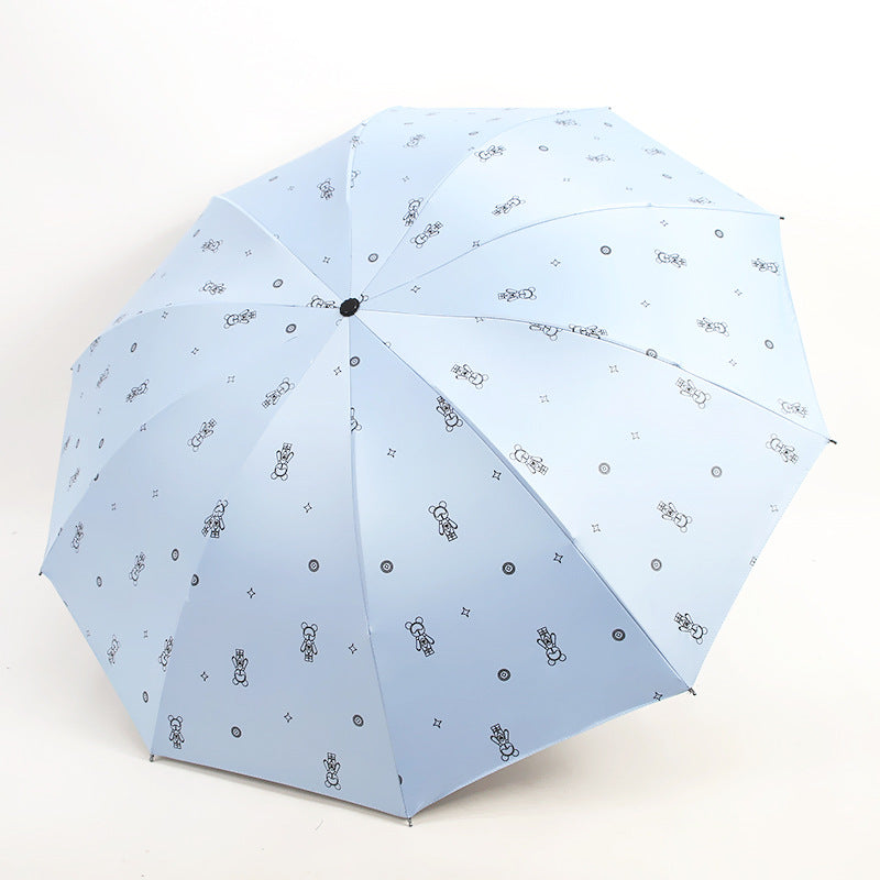 Damen verspielter und farbenfroher Regenschirm Brehn