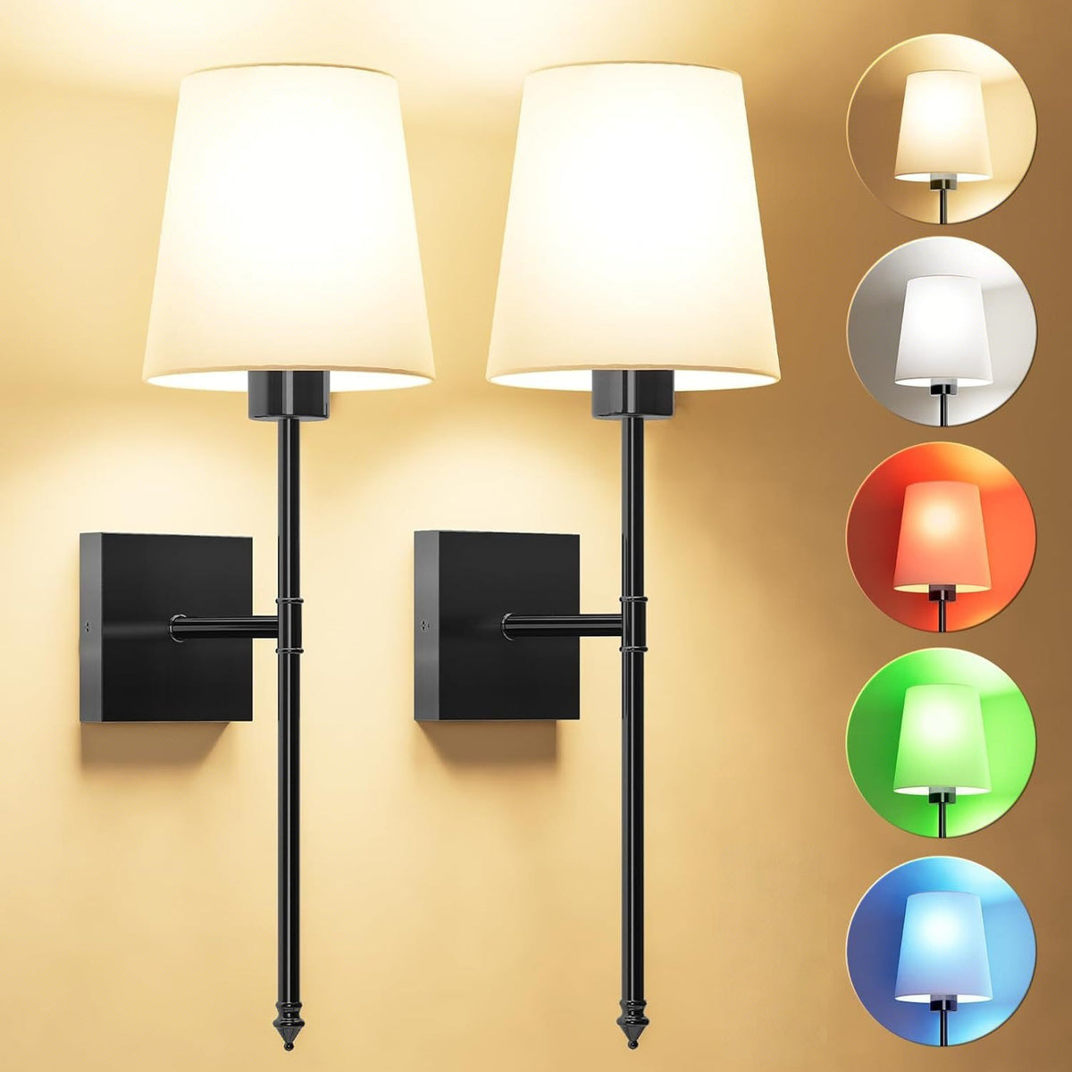 Verstellbare Smart LED Wandleuchten
