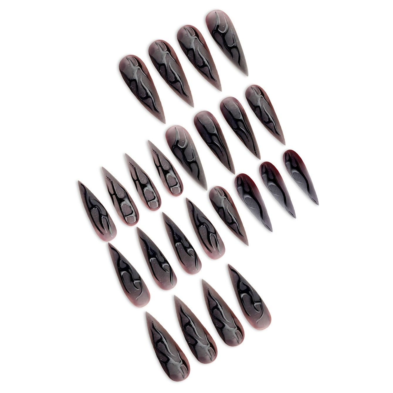 Künstlerische Stiletto Nagelkunst Verbesserungen Brehn