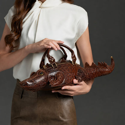 Neuheit Krokodil Handtasche