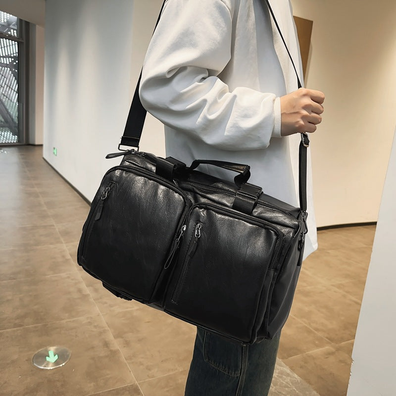 Multi-Funktionale Leder-Wochenendtasche Brehn