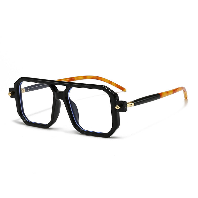 Damen oversized rechteckige Brille Brehn