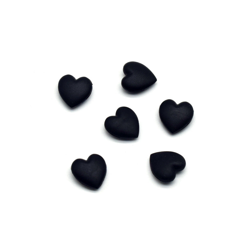 Dekorative Herzförmige Gummi Charms Brehn