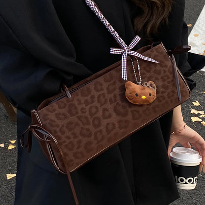 Leopardprint-Handtasche