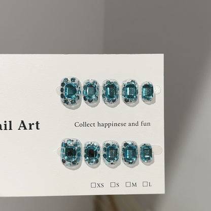 Dekoratives Strass Press-On Nagelkunstset