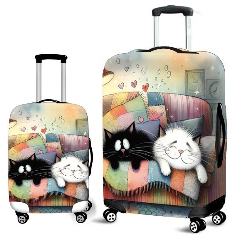Unisex Hartschalenreisekoffer mit kreativem Giraffenmotiv Brehn
