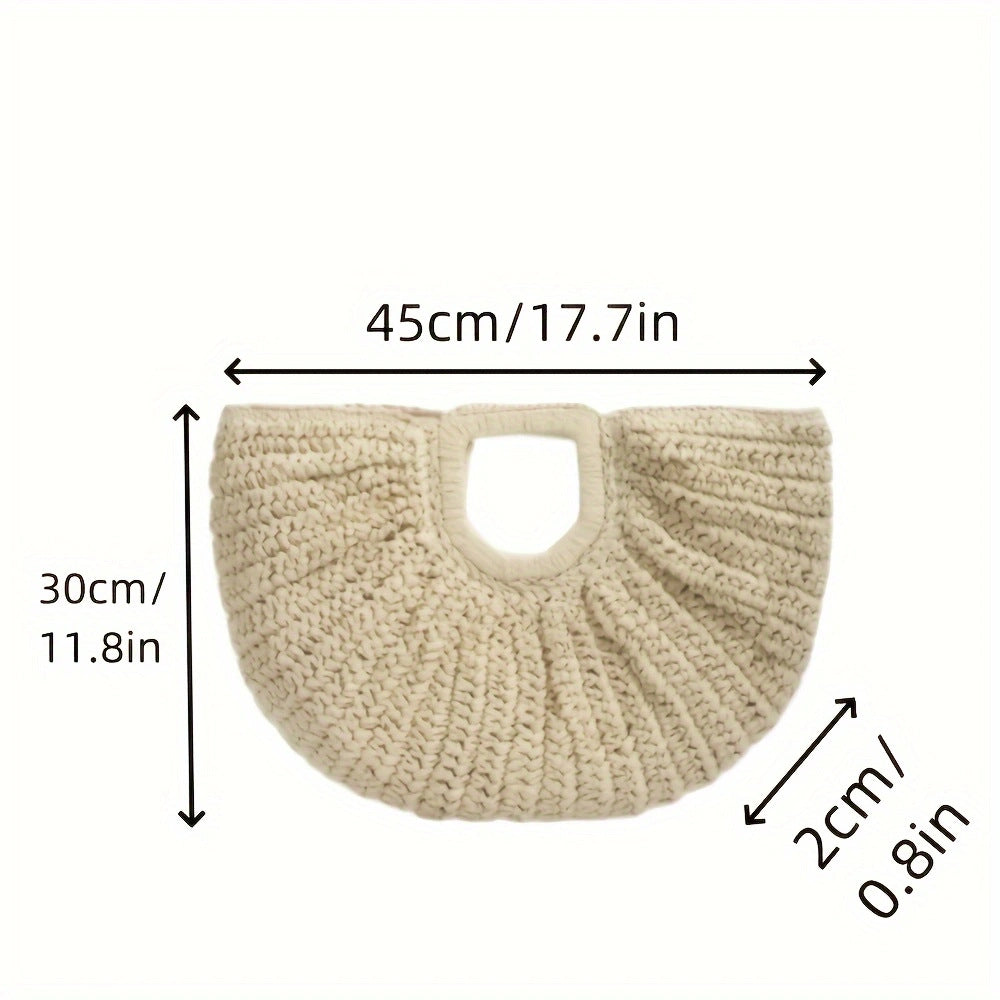 Handgefertigte Makramee Tasche mit Strukturiertem Design Brehn