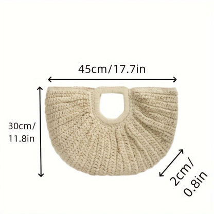 Handgefertigte Makramee Tasche mit Strukturiertem Design Brehn
